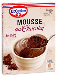 Dr. Oetker Mousse AU Chocolat Fein Herb (Pack de 8