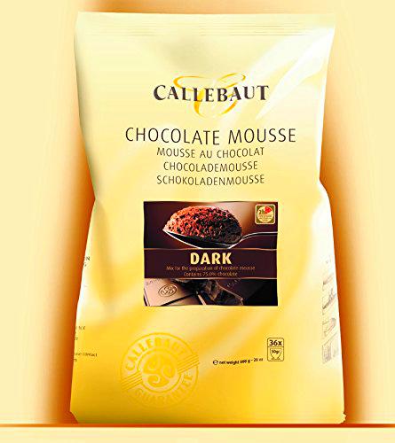 Callebaut polvo de mousse de chocolate negro