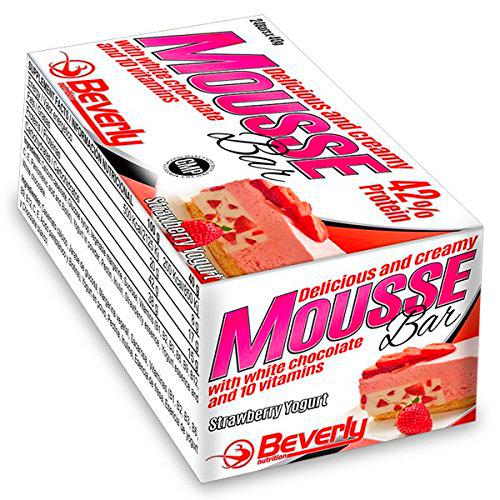 Beverly Nutrition Mousse Bar Yogurt de Fresa Barritas Proteicas