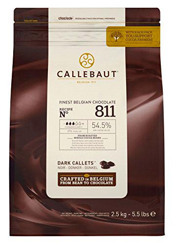 Callebaut Chocolate belga fino Dark Callets 37% de grasa total