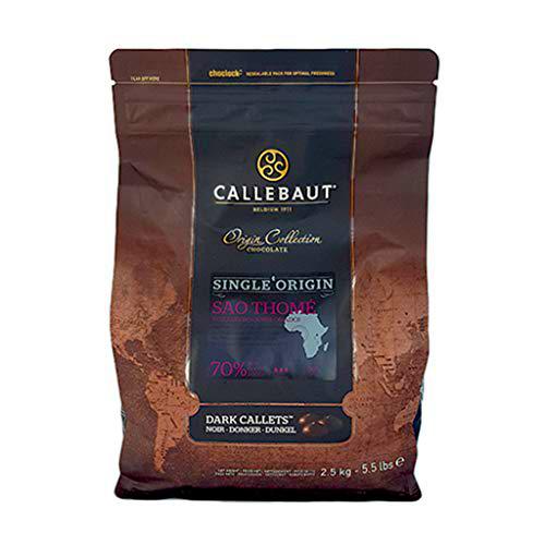 Callebaut Colección Origen - Sao Thomé 70% pepitas de Chocolate Negro (callets) 2,5kg