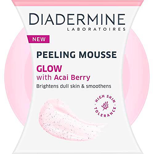 Diadermine - Peeling Mousse Baya De Açai, Revela el brillo natural de la piel y alisa