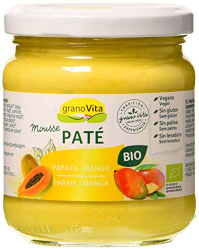 GRANOVITA Pate Mousse De Papaya Y Mango Bio 175 Gr 500 g