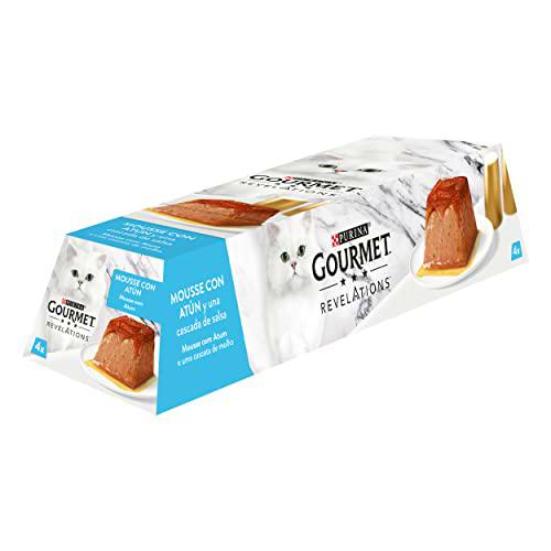 Purina Gourmet - Revelations Comida húmeda para Gatos con atún 6 x (4 x 57 gr)