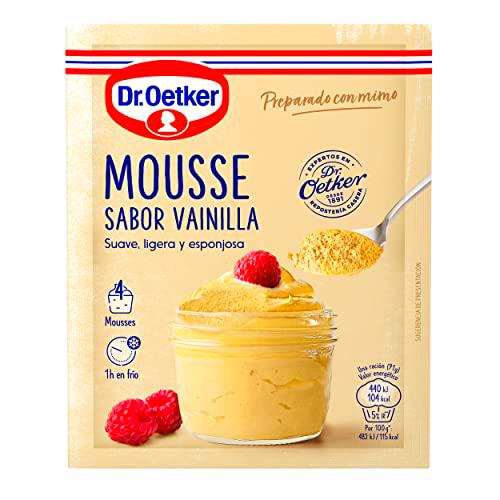 Dr. Oetker preparado para mousse sabor vainilla sobre 65 gr