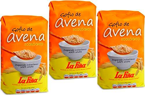 Gofio de avena integral bio La Piña 450g.