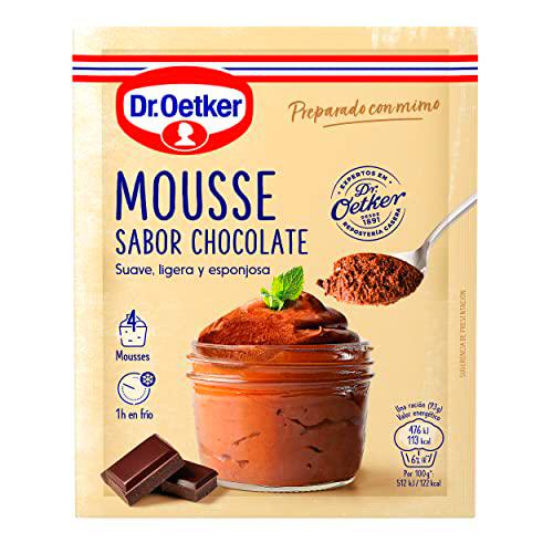 Dr. Oetker preparado para mousse sabor chocolate caja 73 gr