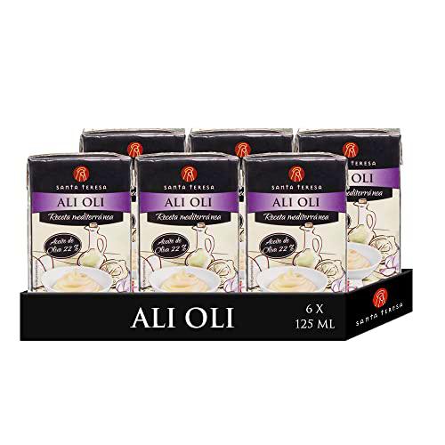 Santa Teresa - PACK de 6 - Ali Oli Elaborado Con Ingredientes Naturales Sin Conservantes Ni Aditivos