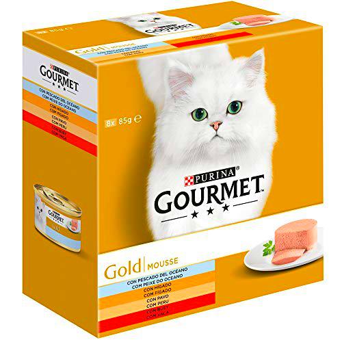 Purina Gourmet Gold Mousse comida para gatos Surtido 8 x 85 g