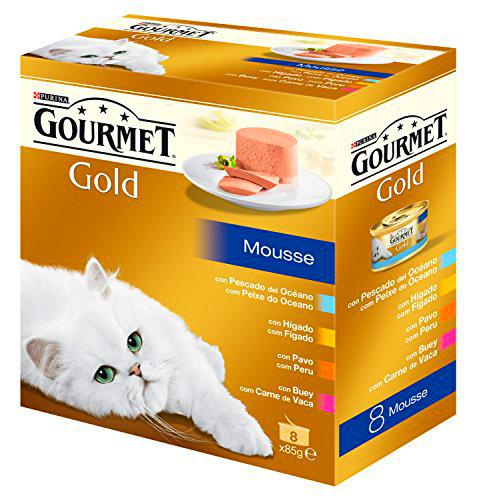 Gourmet Gold Mousse Surtido, 8 x 85g