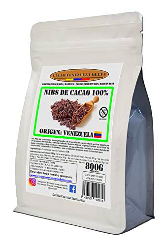 Nibs De Cacao 100% - Origen Venezuela Premium - Bolsa 800g