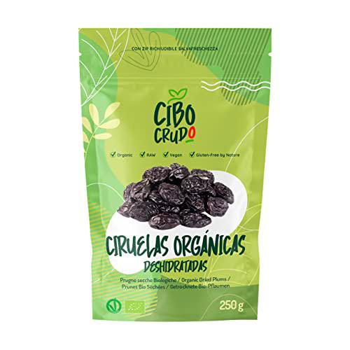 Ciruelas Pasas Organicas sin Hueso - 250g. Ciruela Pasas Crudas sin Tratar