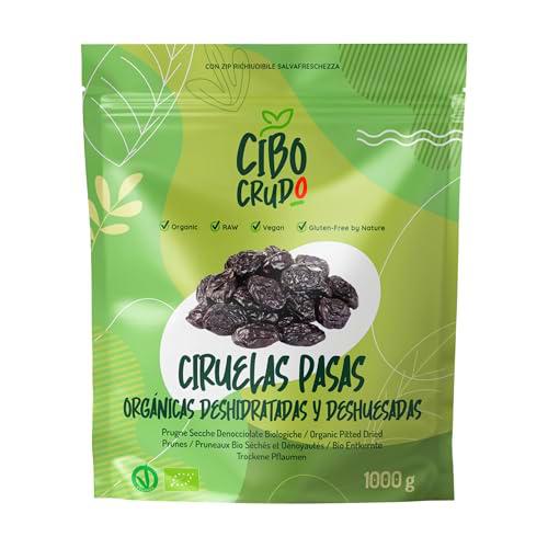 Ciruelas Pasas Organicas sin Hueso - 1 Kg. Ciruela Pasas Crudas sin Tratar