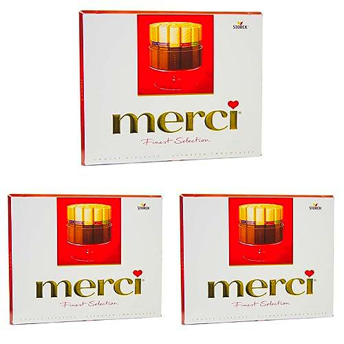 merci Finest Selection Gran Variedad (1 x 250 g), caja de bombones para regalar